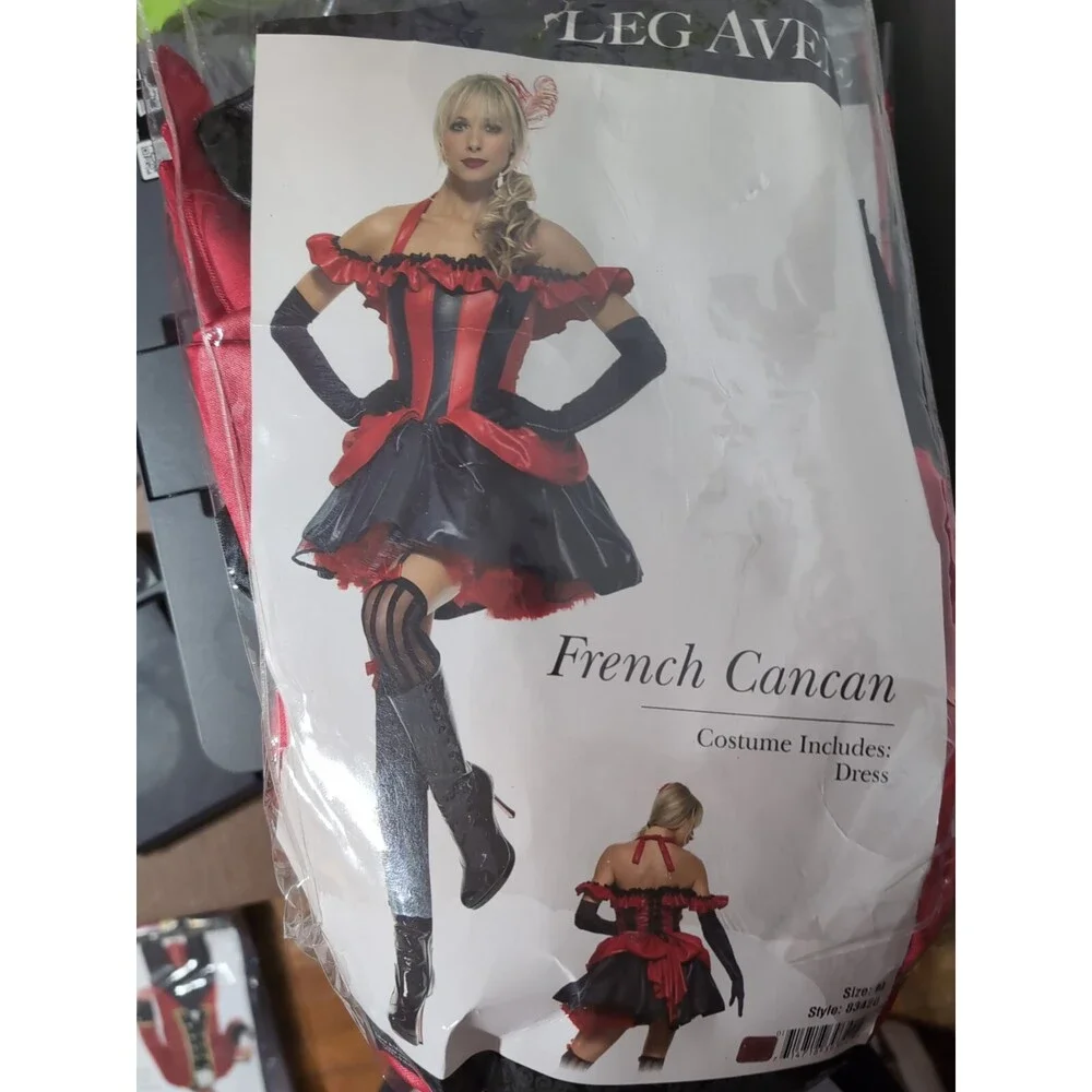 XX 83420 French Cancan Can Can Woman Costume Leg Avenue Medium